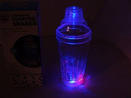 Big Mouth Led Blinking Cocktail Shaker 3 Led Color Modes Strainer 19 Oz Plastic Bigmouth Led Color Big Mouth Shaker
