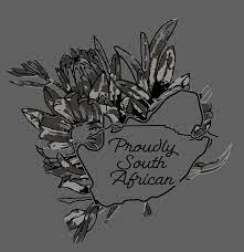 Outline Of South Africa With Protea Background Africa Tattoos Africa Painting Africa Tribes
