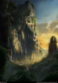 Mountain Kingdom Environmental Art Fantasy Places Scenery