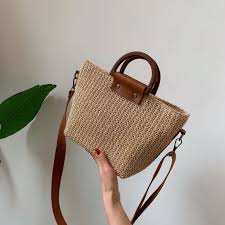 Women Vintage Straw Bag Casual Wild Vacation Simple Weave Crossbody Bag Canta Modelleri Canta Yapim Tarifleri Satchel