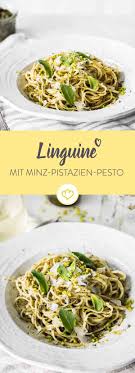 Linguine Mit Minz Pistazien Pesto Rezept Rezepte Linguine Pesto