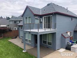 Cleaning a vinyl deck is usually a. Deck Makeover With Tufdek Waterproof Vinyl Decking