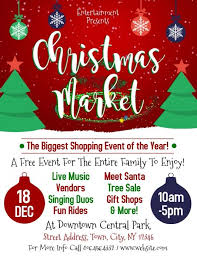 Christmas Market Holiday Poster Christmas Party Invitations Christmas Flyer