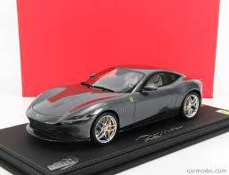 The f140 engine family is a series of 65° dohc v12 petrol engines produced by ferrari since 2002, and used in both ferrari and maserati cars. Bbr Models P18185afer Vet Scale 1 18 Ferrari Roma 2020 Con Vetrina With Showcase Silverstone Grey 740