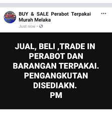Perniagaan jual beli perabot terpakai negeri melaka milik melayu. Buy Buy Sale Perabot Terpakai Murah Melaka Facebook