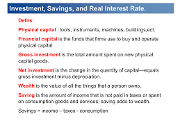 In the market for loanable funds! Investment And Savings