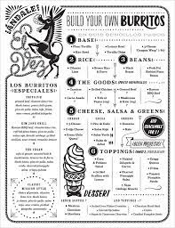 Art Of The Menu El Vez Burrito Bar Burritos Burrito Bar Burrito Bar Menu