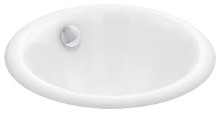 kohler iron plains round drop in/under