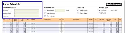 (4.5 based on 10 votes) Electrical Panel Schedule Template Fill Out Printable Pdf Forms Online