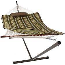 Hammocks with stands are ready to set up in your backyard, no trees required. Hammocks With Stands Target
