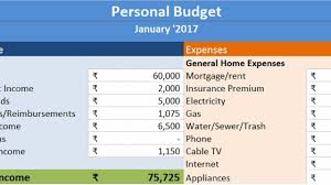 Download Personal Budget Excel Template Exceldatapro