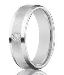 Men S 4mm 14k White Gold Diamond Band With Satin Finish White Gold Diamond Wedding Rings White Gold Diamond Band Rings For Men