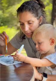 @jhalemos #sister #niece #family #loveyou #moment #especial #brasil #bahia  #painting #colors