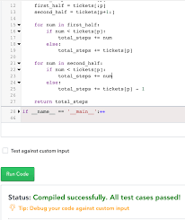 Hackerrank Buying Show Tickets Optimization Stack Overflow