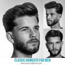 The modern quiff haircut is cut with short sides and back with longer hair on top of the head. Classic Men S Haircuts Hairstyles That Are Stylish And Cool For 2021 Classic Mens Haircut Haircuts For Men Classic Haircut