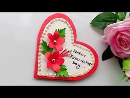 See more ideas about friendship cards, cards, stampin up. Friendship Day Card Idea How To Make Friendship Day Card Easy Greeting Card Friends Youtub Easy Greeting Cards Greeting Cards Diy Handmade Birthday Cards