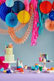 Party Decoration Ideas For Your Vintage Life Kate Beavis Vintage Expert Blogger Writer An With Images Colorful Birthday Party Rainbow Party Decorations Party Decorations