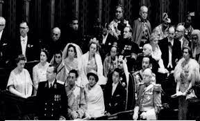 صورة لاول مرة الامير عبد الاله فى حفل تتويج ملكه بريطانيا اليزابيث الثانيه historical pictures political history history