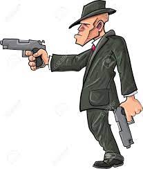 Check spelling or type a new query. Cartoon Gangster Hitman Pointing His Gun Isolated On White Royalty Free Cliparts Vectors And Stock Illustration Image 36372619