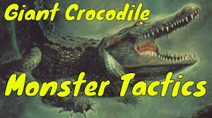 D&D (5e): Monster Tactics, Giant Crocodile - YouTube