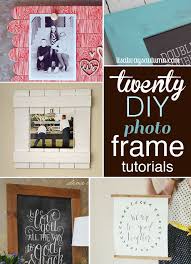 20 Best Diy Picture Frame Tutorials It S Always Autumn Diy Frame Diy Photo Frames Diy Picture Frames