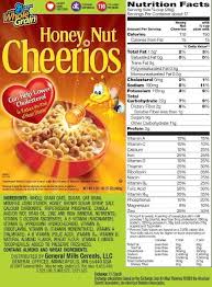 Solved Understanding Nutrition Labels Instructions For T Pertaining To Nutrition Label For Honey Nut Cheerios22650