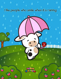 Farm Babies Kawaii Cute Love Quotes Illustration Baby Farm Animals Cartoon Cat Cow Rain Cute Animal Clipart Farm Baby Cute Animal Drawings