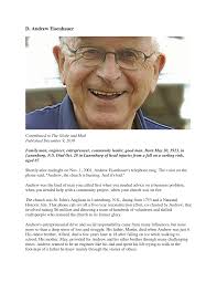 D. Andrew Eisenhauer