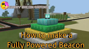 How do you make a beacon light a different color? How To Make A Fully Powered Beacon In Minecraft Youtube