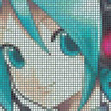 Online Photo Mosaic Creator Go4mosaic Com Anime Pixel Art Pixel Art Grid Pixel Art