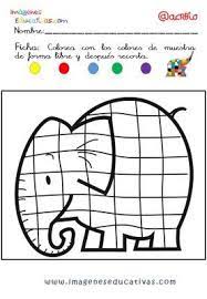 Estupendo Cuaderno Para Trabajar La Atencion Niveles Infantil Y Primaria Centro De Interes Elmer El Elefante Elmer El Elefante Elefantes Para Colorear Elefante