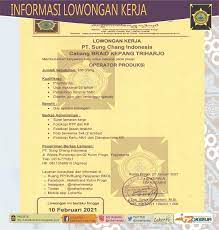 Lowongan kerja siloam hospital group smk juli 2021. Lowongan Kerja Operator Produksi Pt Sung Chang Indonesia Cabang Triharjo Kalurahan Gulurejo