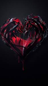 Black And White Broken Heart Wallpaper Dark Hearted Broken Heart Tattoo Heart Wallpaper Dark Love