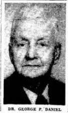 Dr George Preston Daniel (1868-1960)