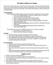 Maybe you would like to learn more about one of these? Printable Research Paper Outline Template 8 Free Word Pdf Documents Download Free Premium Templates
