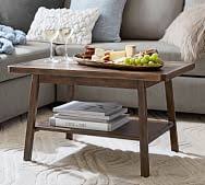 Resting atop thin but sturdy metal bases, they create a handsome. Small Coffee Tables Pottery Barn