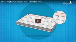 This high performing insulation is achieved by wrapping a rigid. Kingspan Insulation On Twitter Learn How To Install Vacuum Insulation Panels Below A Floor Screed In Our New Insight Course Https T Co Tmlt2supjn Howto Diy Insulation Https T Co Mcyudciypu