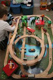 The set has a substantial and sturdy construction. Small Train Tables For Toddlers Luxury Home Office Furniture Check More At Http Www Nikkitsfun Com Small Tra Train Table Diy Train Table Train Table Layout