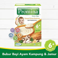 Tekstur bubur bayi ini lembut, mirip dengan bubur bayi buatan. Jual Promina Bubur Bayi Rasa Ayam Kampung Jamur 6m Terbaru Juni 2021 Blibli