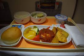 Review Air India A319 Business Mumbai Kalkutta Flugzeugessen Indisches Essen Lebensmittel Essen
