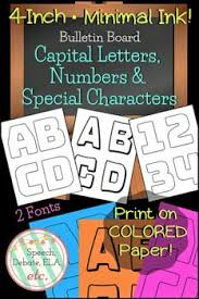Printable Bulletin Board Letters Black Ink Bulletin Board Letters Bulletin Boards Classroom Decor Bulletin Boards