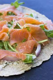 Smoked Salmon And Cream Cheese Wraps Recipe Smoked Salmon Smoked Salmon Cream Cheese Salmon Breakfast