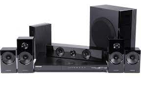 Samsung Ht E5500w 3d Ready Blu Ray 5 1 Home Theater System With Built In Wi Fi And Wireless Rear Speakers At Crutchfield