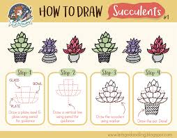 Learn How To Draw A Succulent With These Super Easy Steps Great For Kids And Beginners You Wil Succulents Drawing Flower Drawing Tutorials Succulent Painting