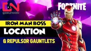 Fortnite new iron man boss, vault & keycard location in fortnite chapter 2 season 4!new update v14.10 in fortnite! Iron Man Boss Location At Stark Industries Fortnite Repulsor Gauntles New Mythic Weapon Week 3 Youtube