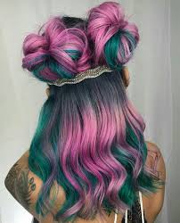 Pinterest Iiiannaiii Bright Hair Creative Hair Color Hair Styles