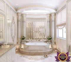 White, cream or beige are very popular to enhance that classical feel. Bathroom Design Of Katrina Antonovich Classic Bathroom By Luxury Antonovich Design Classic Bathroom Classic Bathroom Design Luxury Classic Bathroom Design