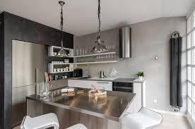 Grey kitchen cabinets kitchen cabinet design kitchen redo home decor kitchen home kitchens kitchen remodel marble kitchen countertops light gray 17 gorgeous greige kitchen cabinets. Modern Attic Loft With Grey Palette In Prague Idesignarch Interior Design Architecture Interior Decorating Emagazine