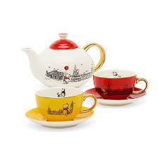 Disney Store Winnie The Pooh Tea Set Christopher Robin Cute Winnie The Pooh Winnie The Pooh Friends Disney Kitchen