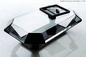A futuristic coffee table with tempered glass top. Futuristic Coffee Table Interior Design Photos Furniture Luxury Furniture